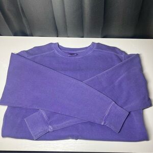 Purple crewneck, size small